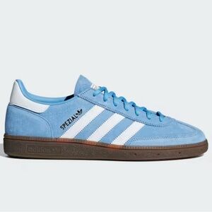 Adidas Spezial Light Blue and White Sneakers